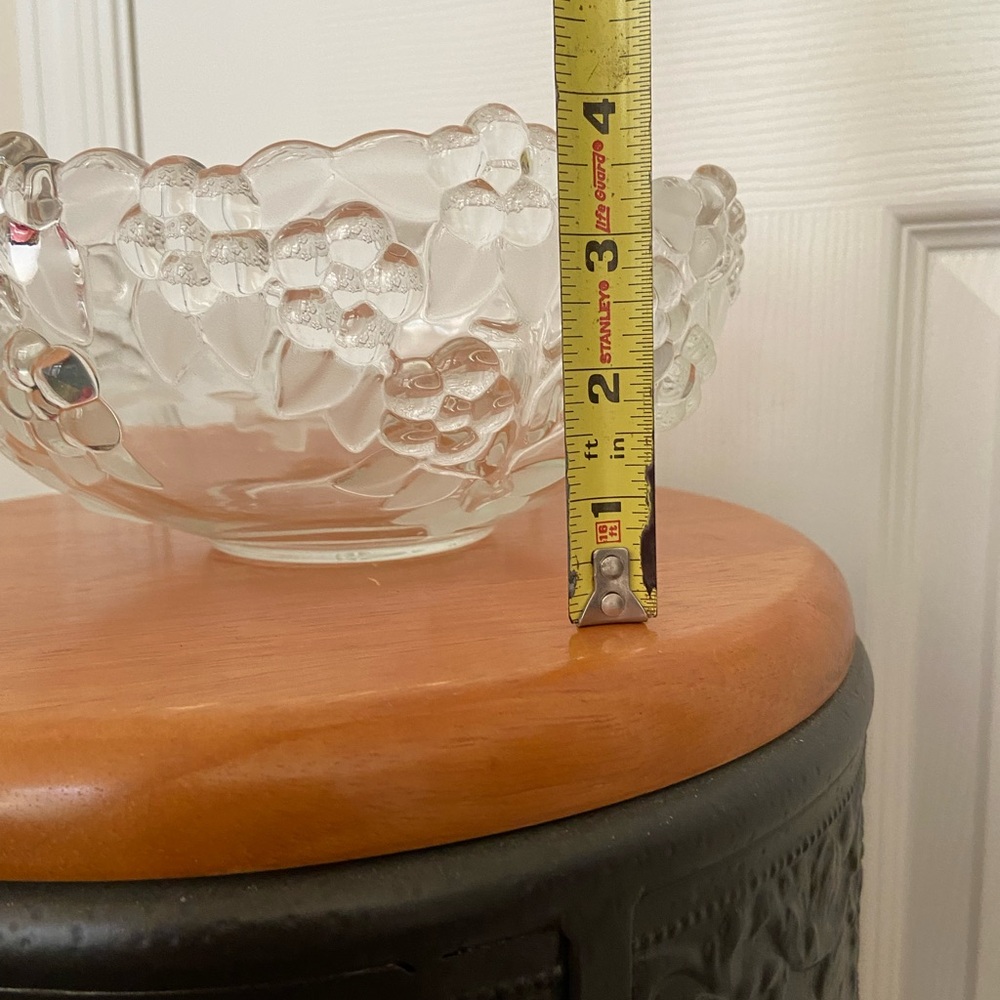 walther crystal mikasa west germany carmen '80's heavy serving bowl - Picture 4 of 16